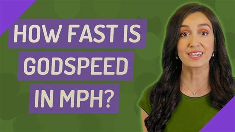 how fast is godspeed mph.